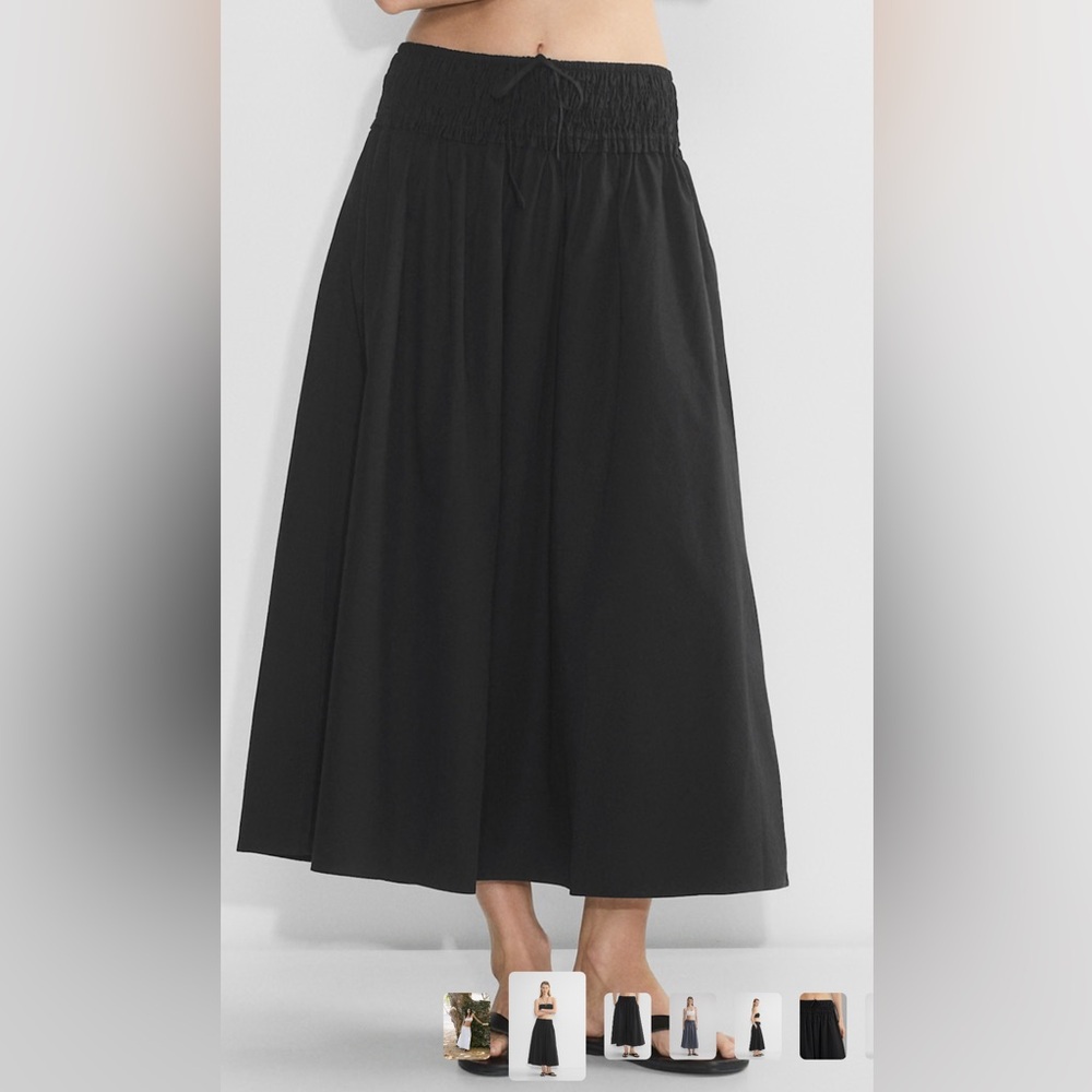 Wilfred Black Midi Skirt
